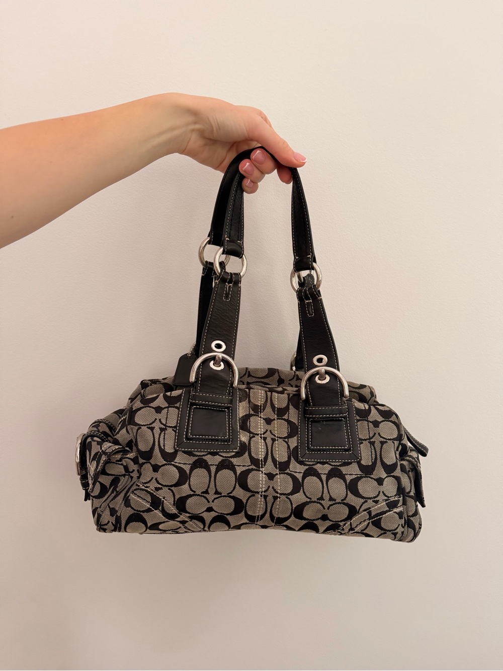 Coach 10078 Jacquard Mia Satchel